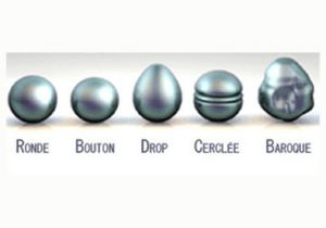 Tahitian Pearls shapes