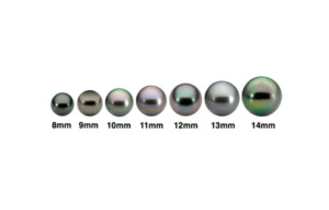6 shapes of Tahitian pearls