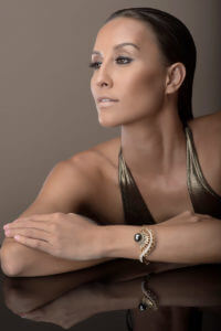 fine jewelry piece with Tahitian pearl